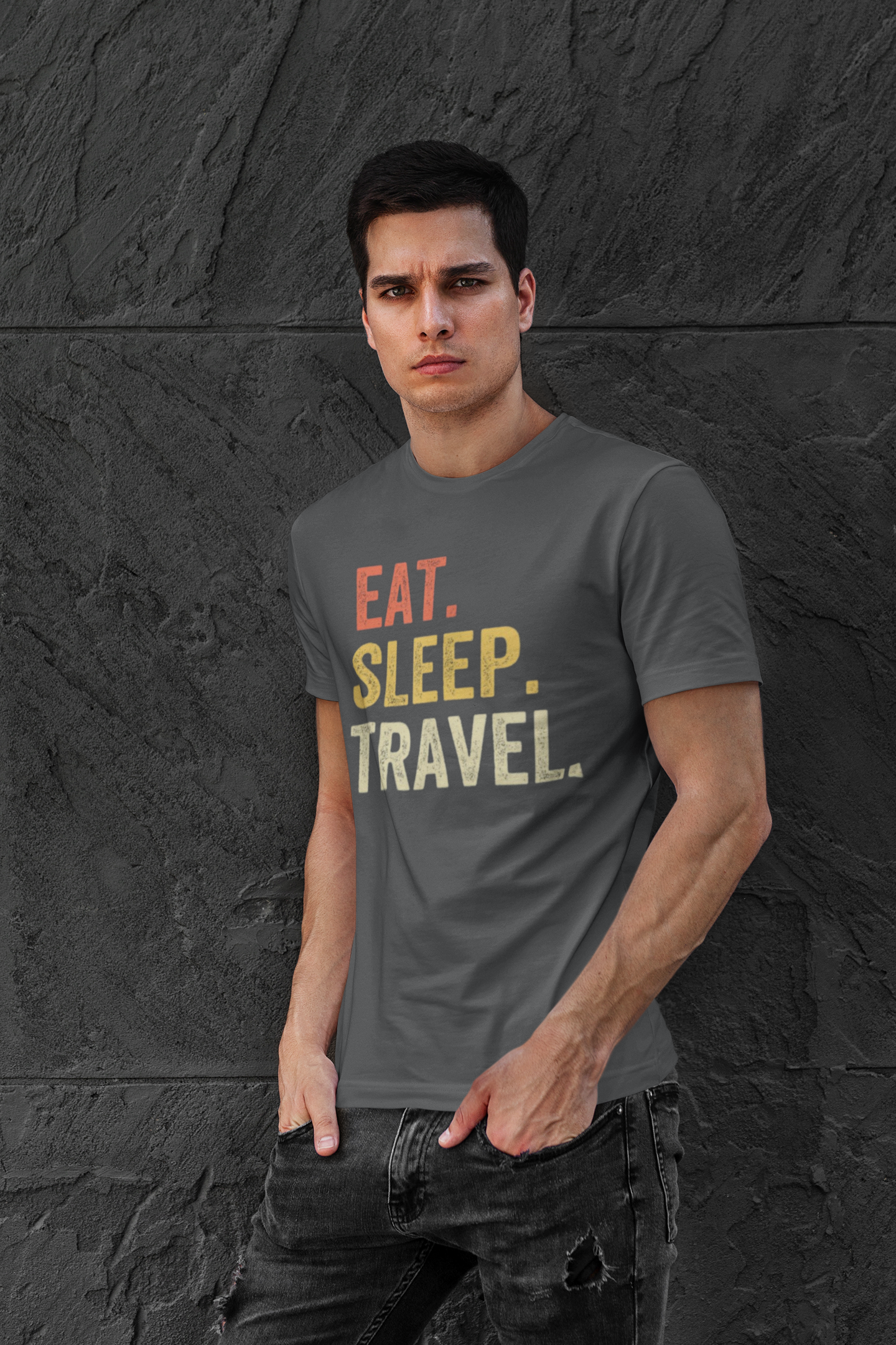 EAT SLEEP TRAVEL Men