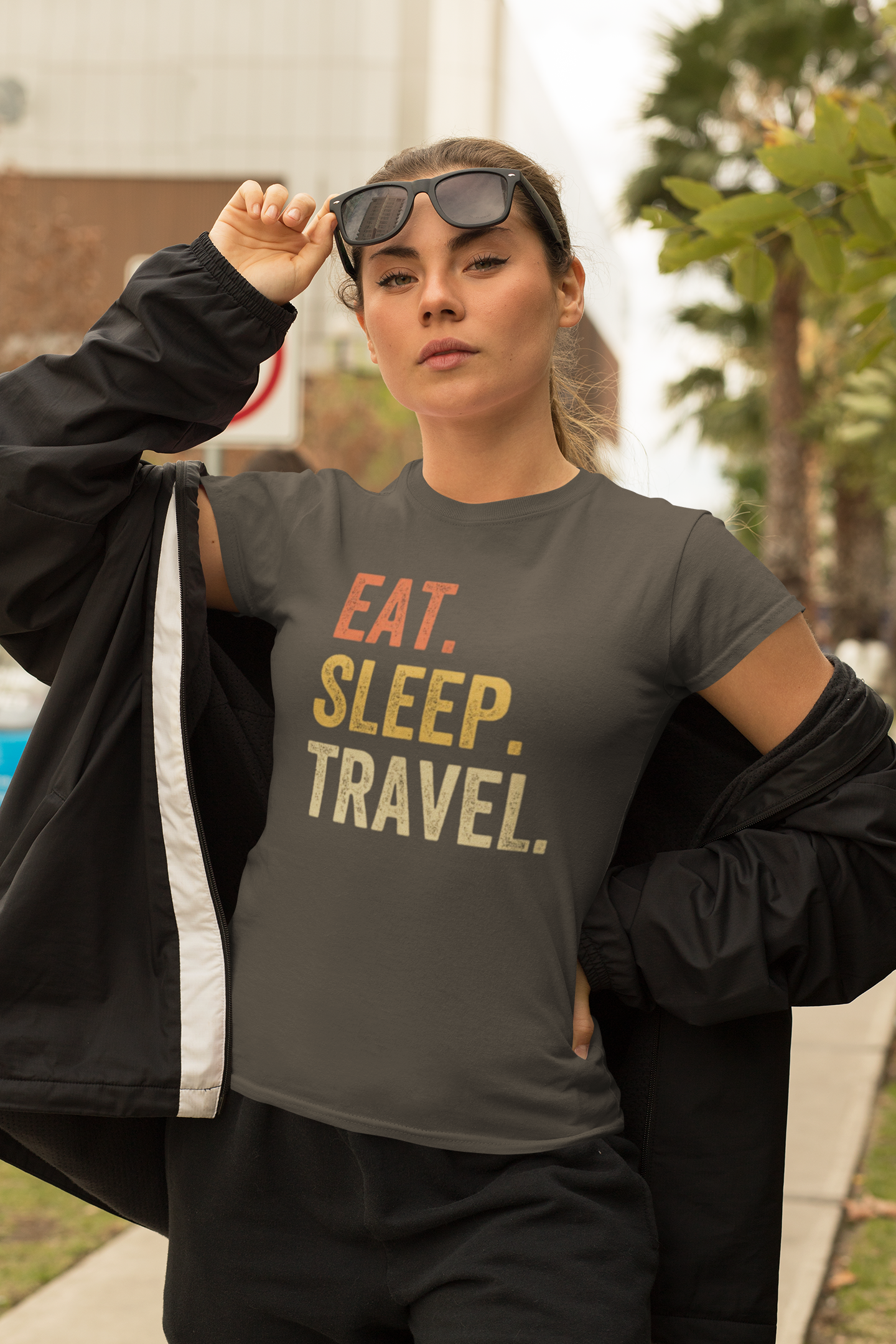 EAT SLEEP TRAVEL Women